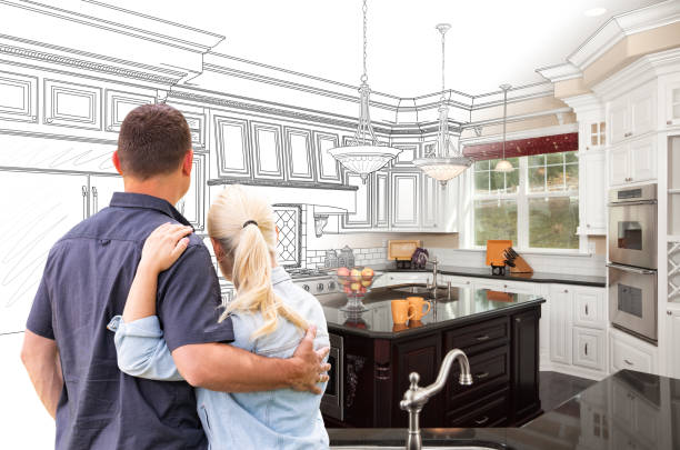 Professional Cabinet Installation technician working in Louisville, OH